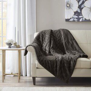 Madison Park Arctic Luxury Ultra Plush Down Alternative Throw
